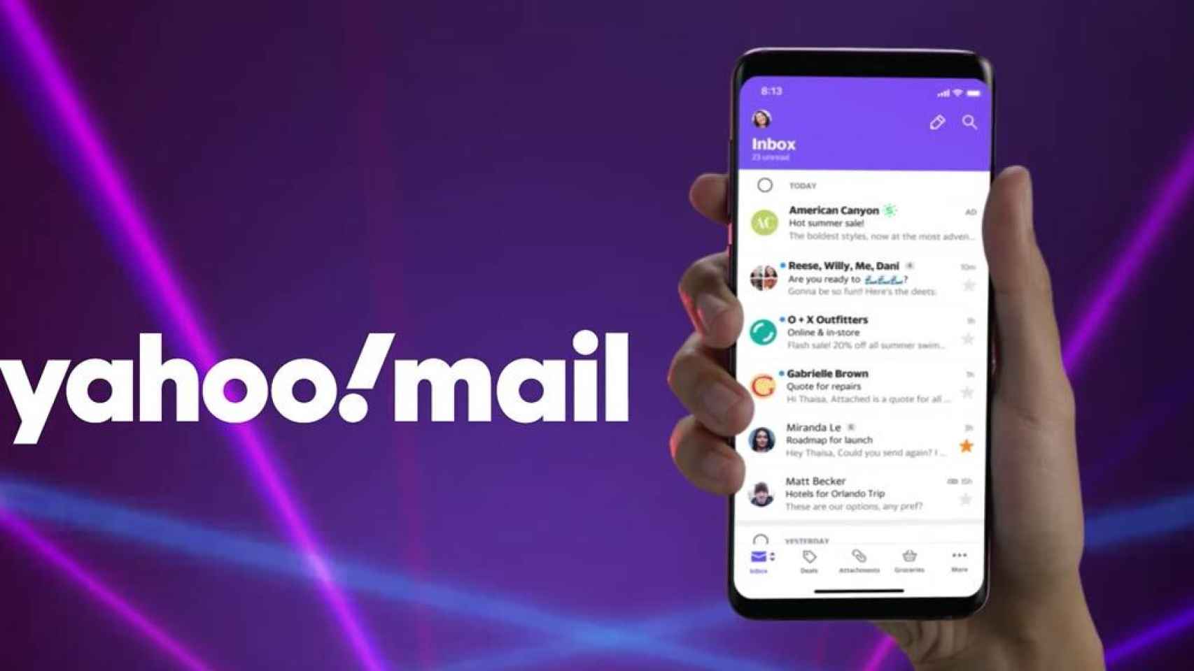 Yahoo Mail mejora su diseño para hacerle sombra a Gmail