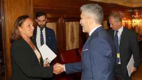 Grande-Marlaska saluda a la ministra italiana de Interior en la reunión celebrada el jueves en Roma