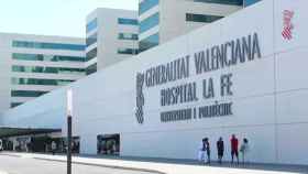Hospital La Fe de Valencia, donde se encuentra ingresado el menor.