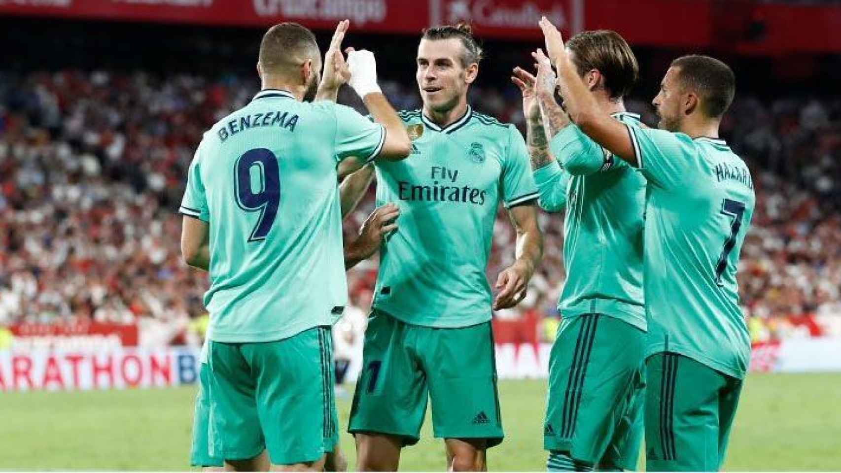 El Real Madrid celebra un gol. Foto (realmadrid.com)
