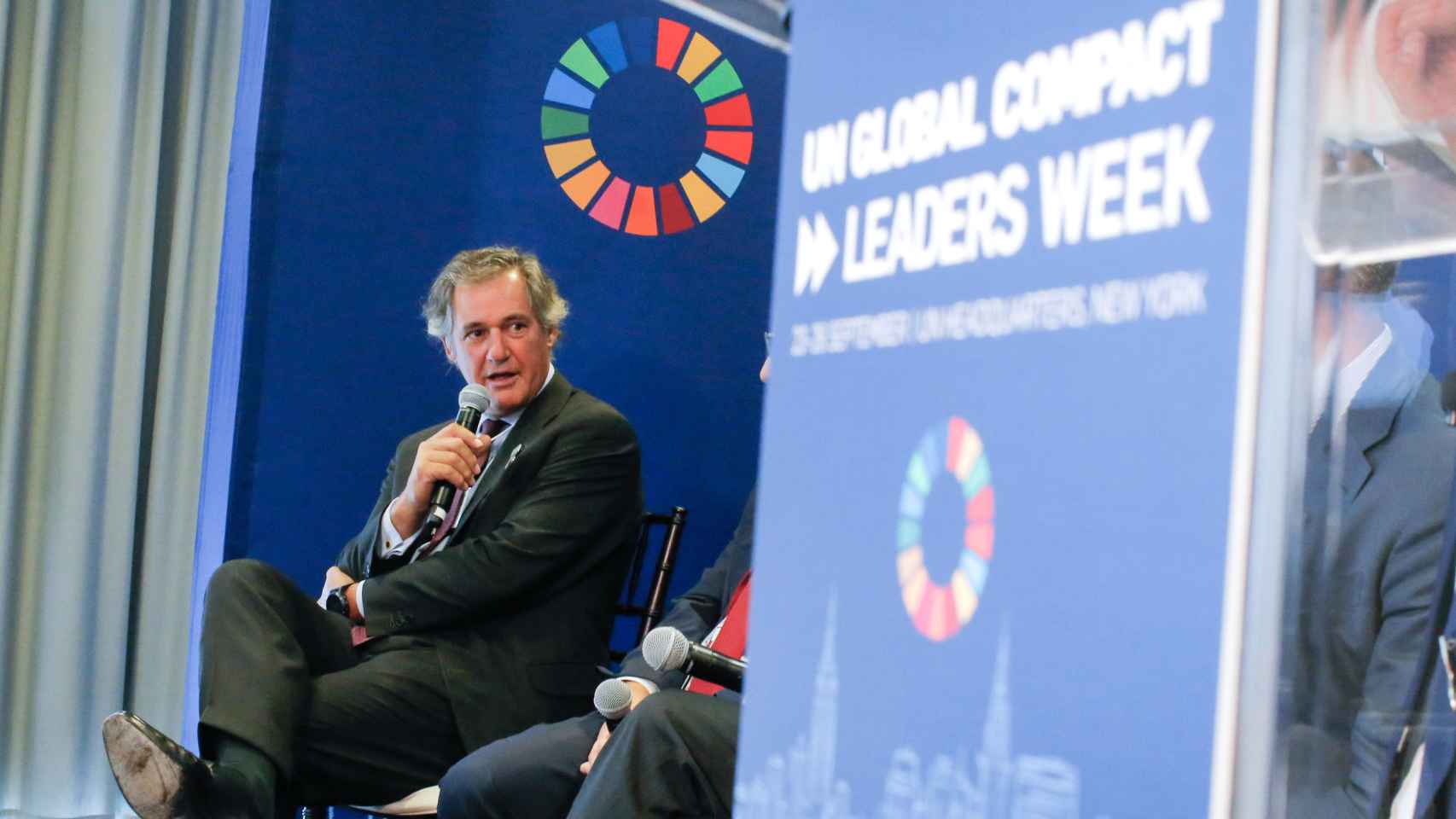 José Manuel Entrecanales, durante el foro empresarial de la Cumbre 2019 de Acción Climática de la ONU.
