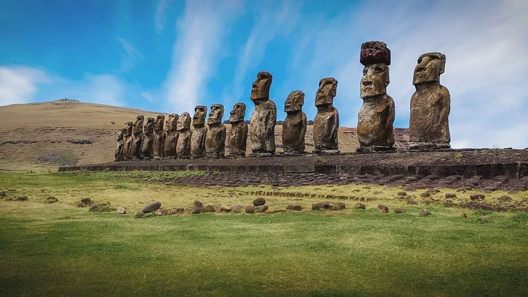Rapa Nui, los moai gigantes en medio del Océano Pacífico