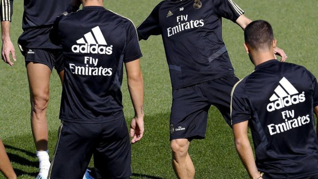 Modric se entrena en Valdebebas junto a sus compañeros