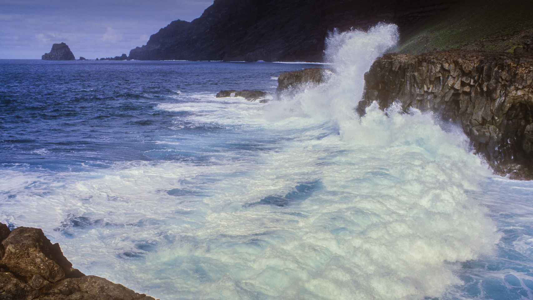 La costa de Canarias.