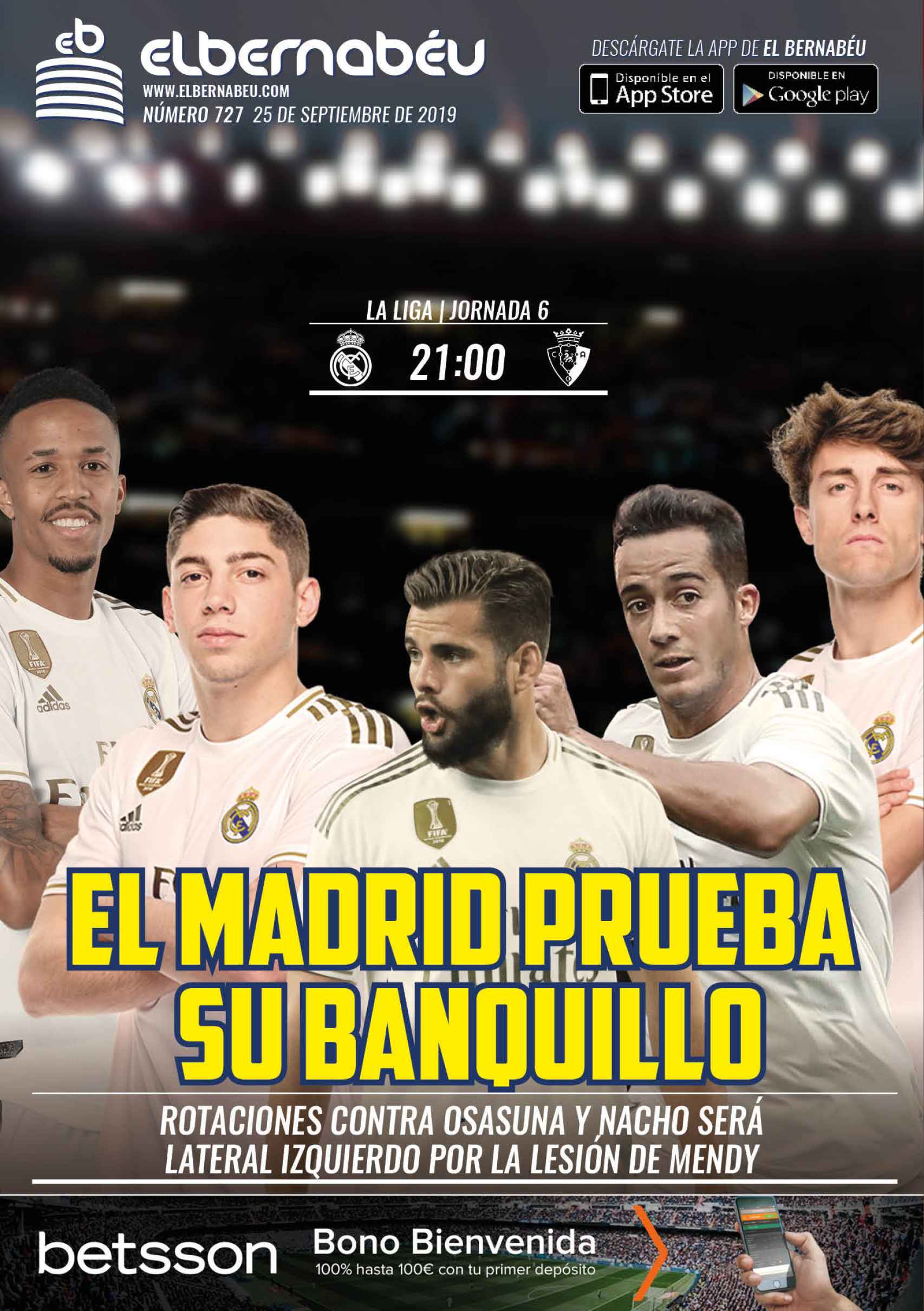 La portada de El Bernabéu (25/09/2019)