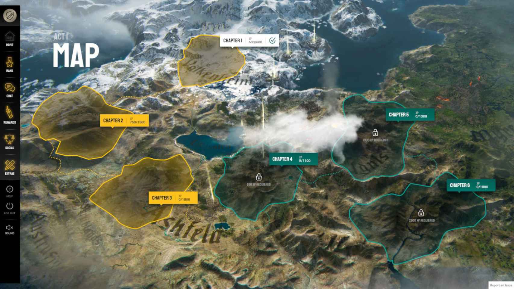 Mapa del juego.