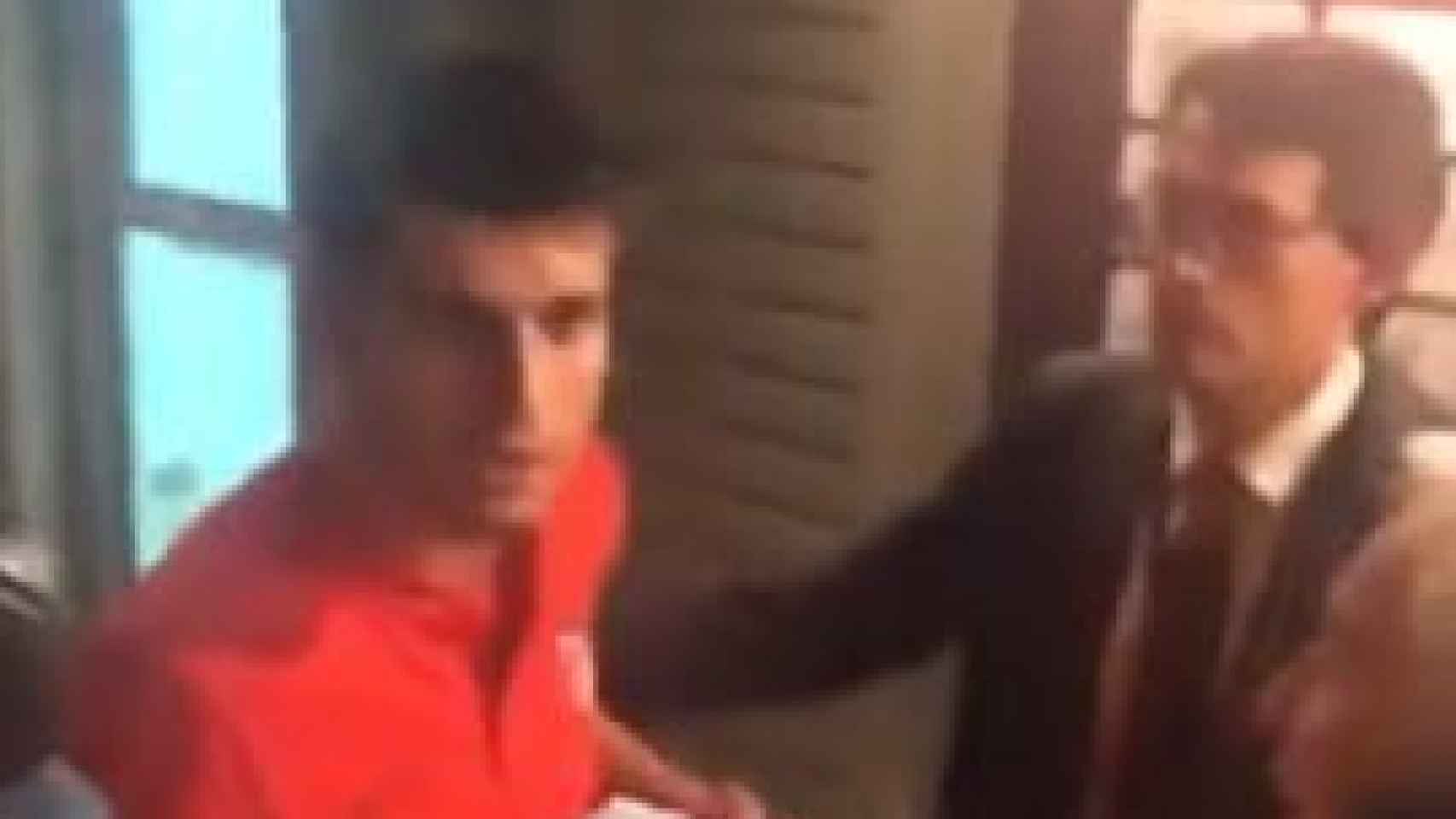 Álvaro Morata se enfada al ser preguntado por su expulsión
