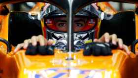 Carlos Sainz, en el Gran Premio de Rusia de la Fórmula 1