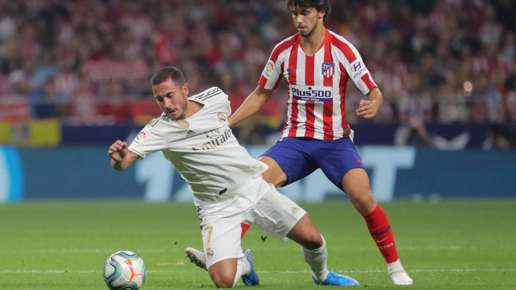Falta de Joao Félix sobre Hazard en el derbi madrileño