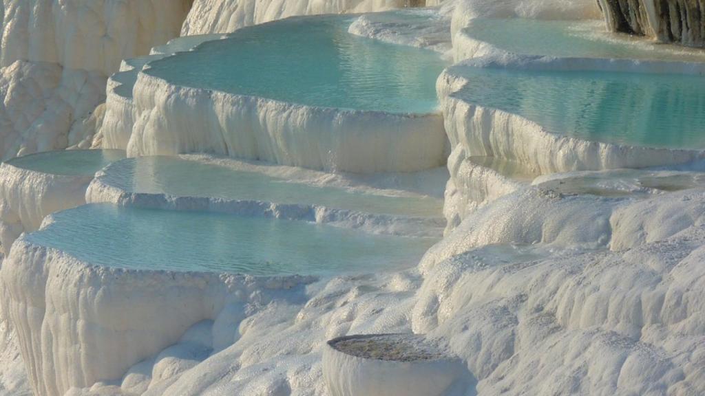 Los castillos de algodón, auténticas termas naturales.
