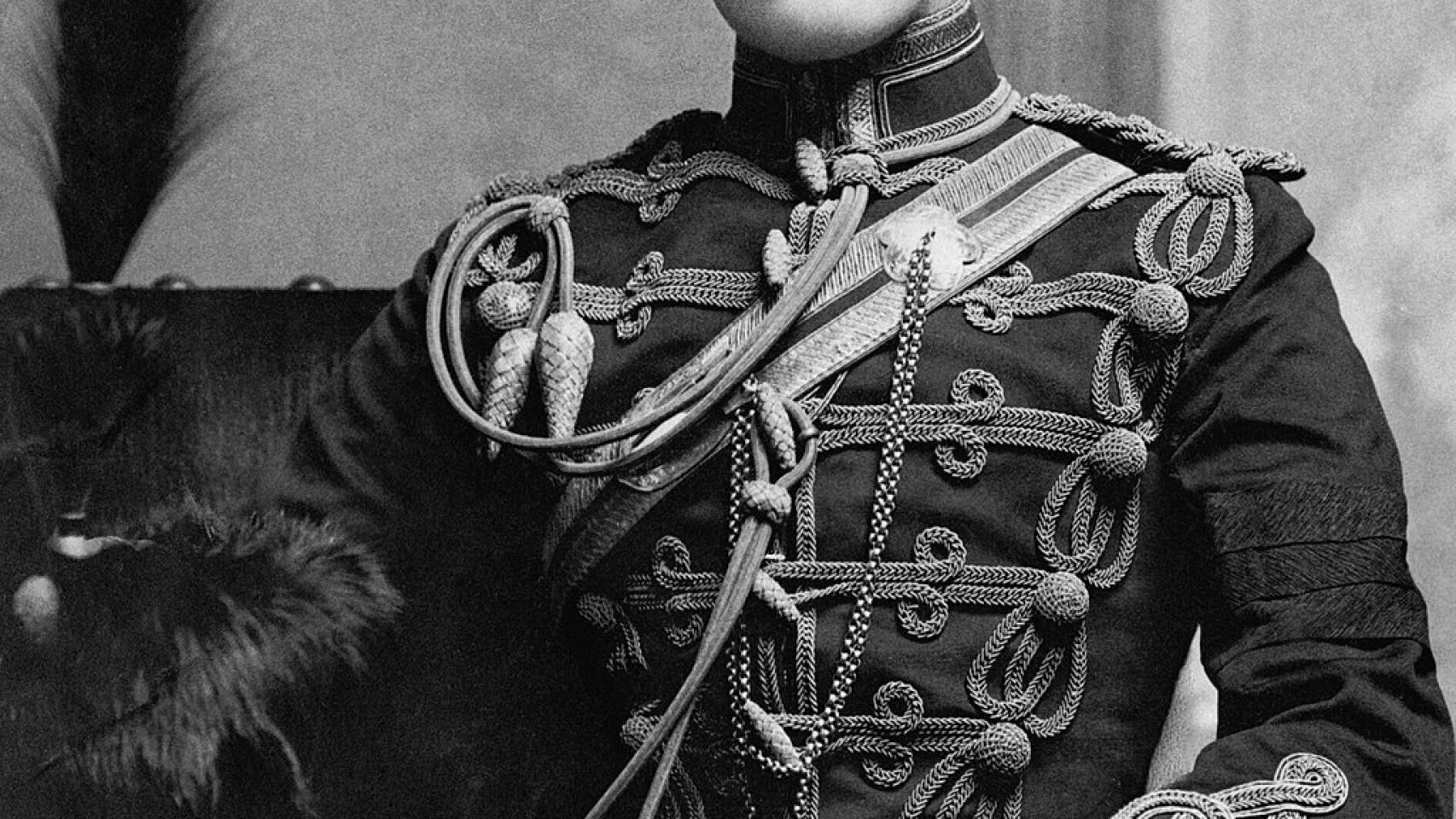 Winston Churchill a la edad de 21 años (1895).