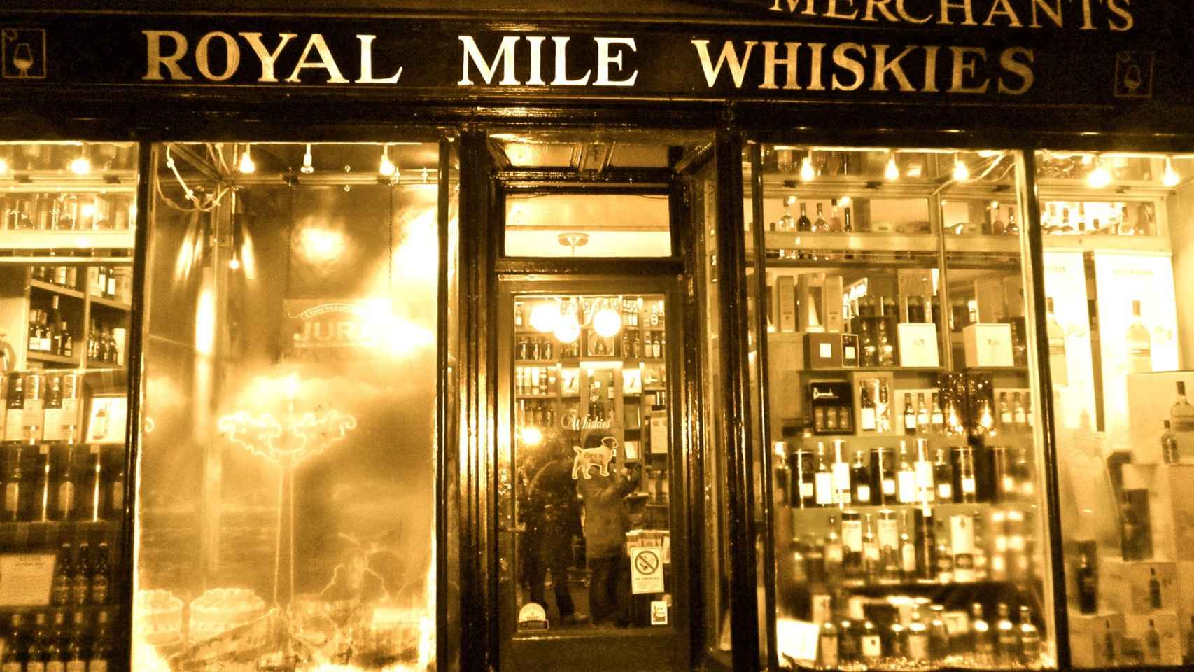 La emblemática Royal Mile Whisky.