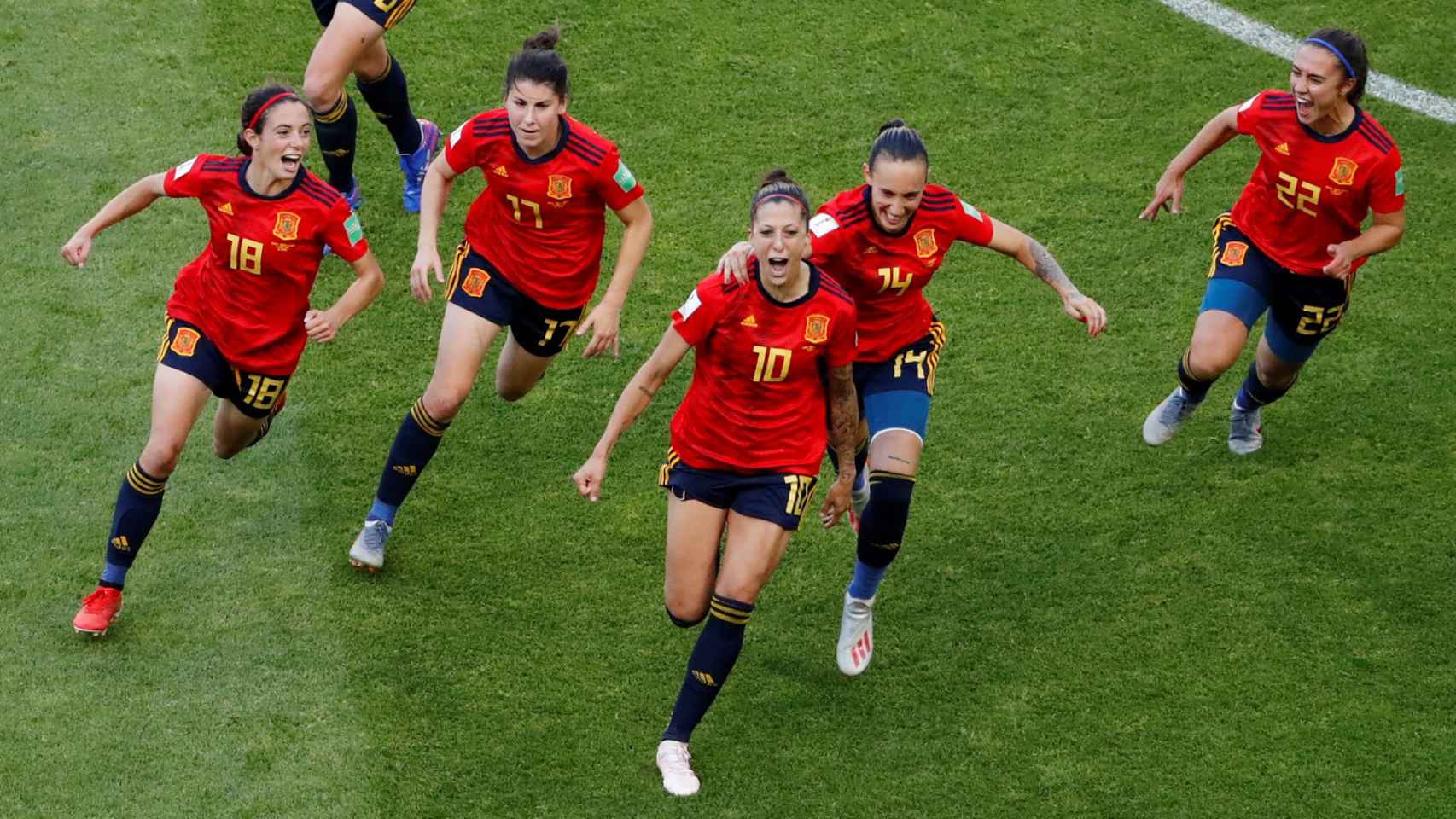 La Selección Española femenina.