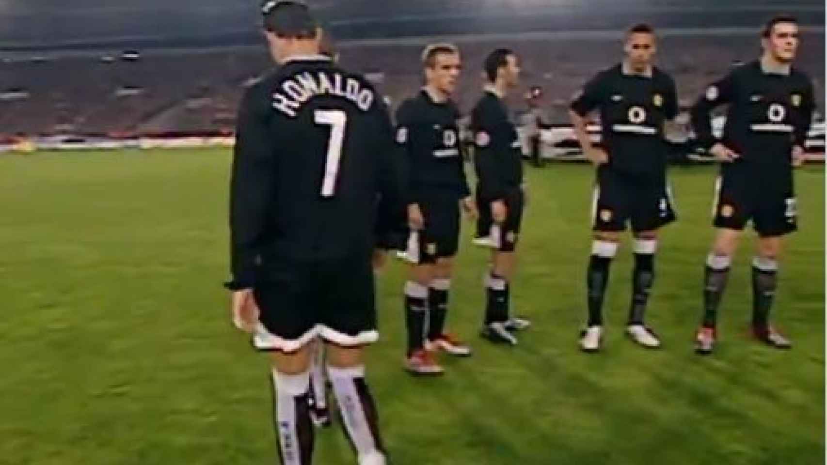 Cristiano Ronaldo durante su debut contra el Stuttgart en Champions.