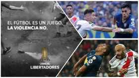 Campaña Boca - River de la Copa Libertadores.