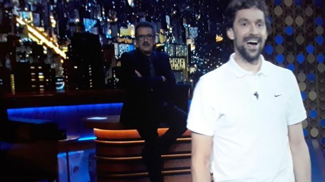 Llull y Buenafuente, durante el monólogo del primero en Late Motiv