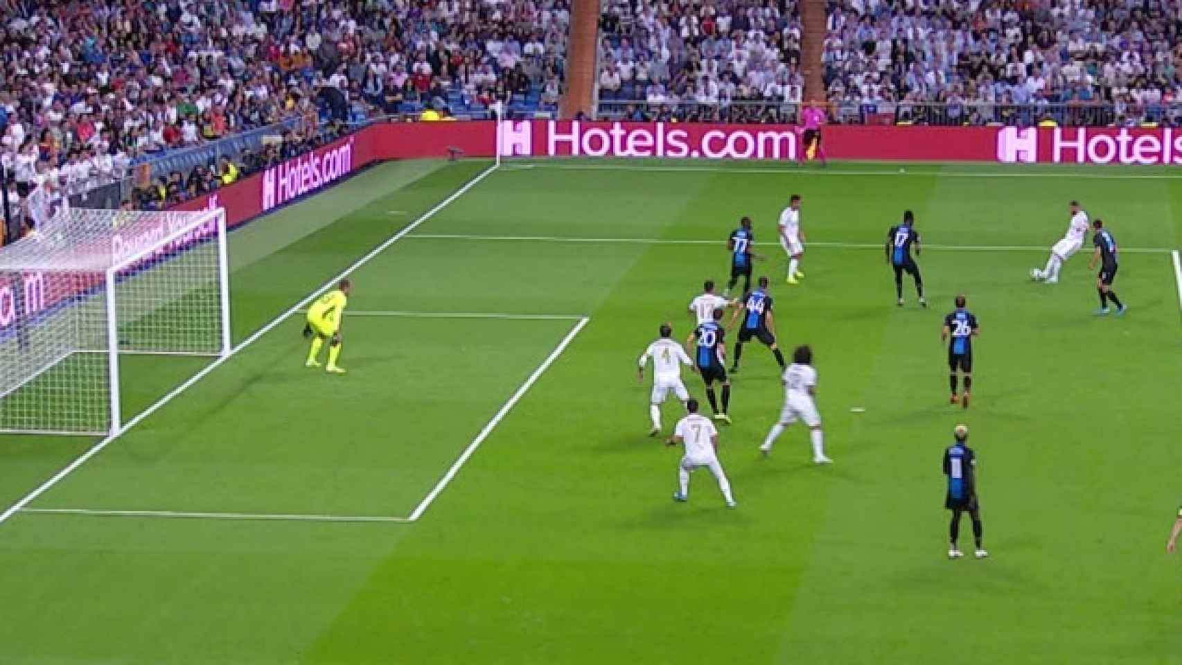 Gol de Sergio Ramos concedido por el VAR