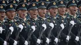 El desfile militar en el 70 aniversario de la República Popular de China.