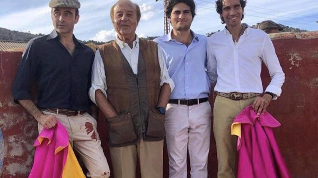 Enrique Ponce, Samuel Flores, Adolfo Suárez Flores y Curro Díaz.