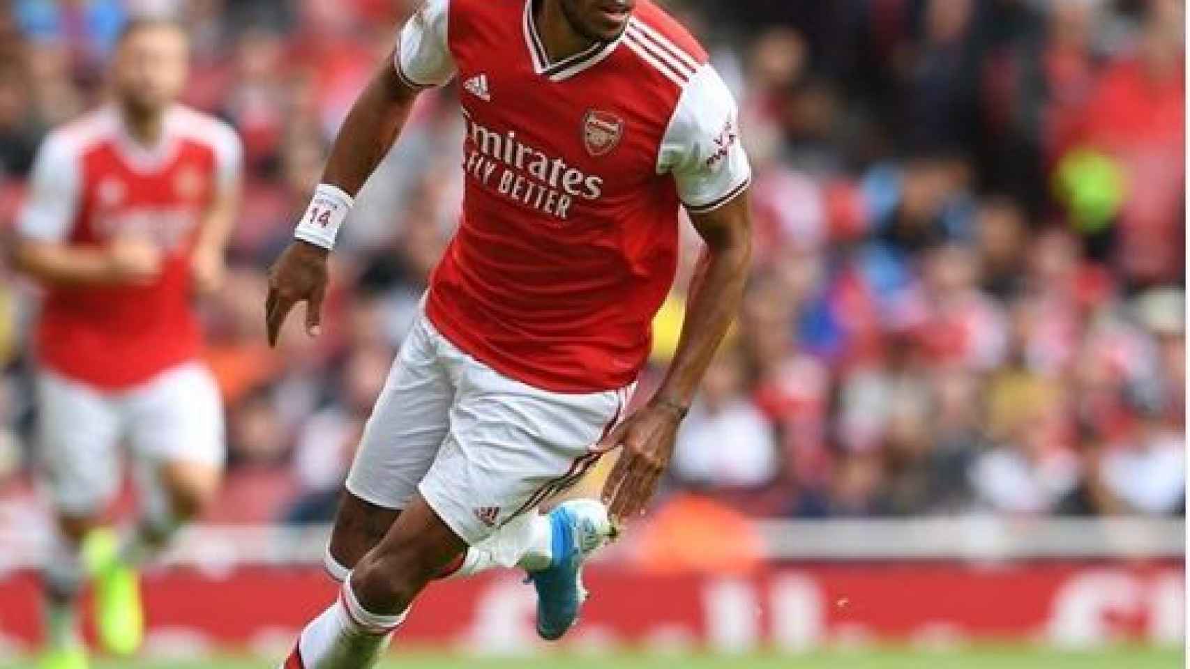 Aubameyang con el Arsenal.