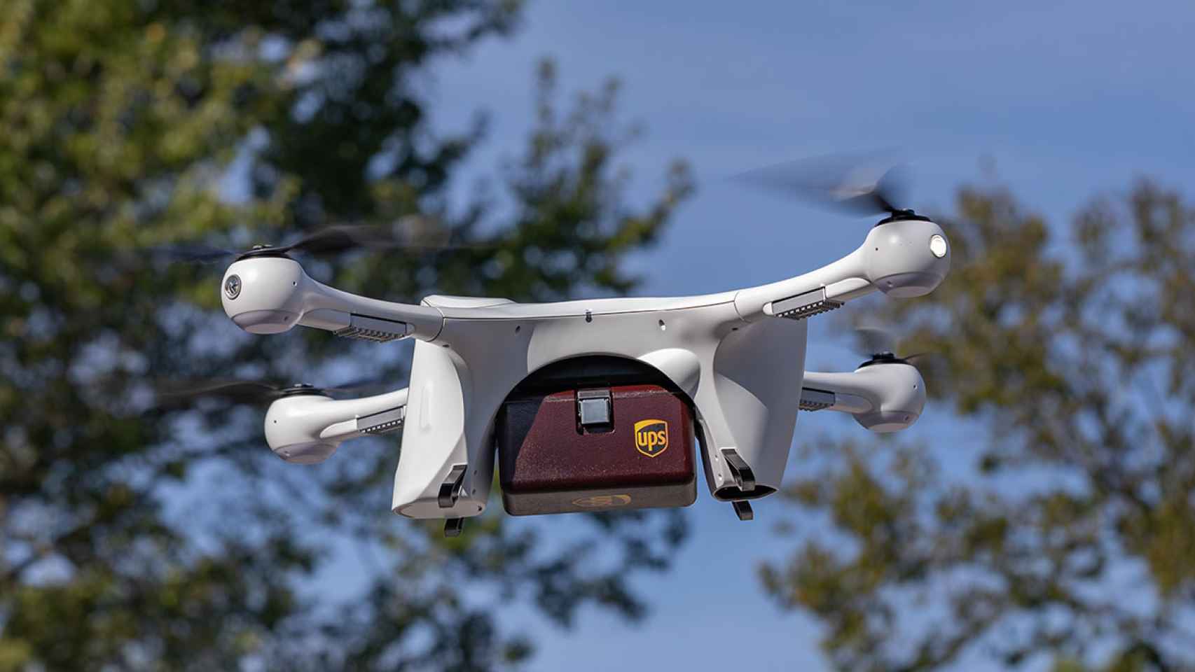 El dron de UPS tiene permiso para transportar hasta 25 kilos.