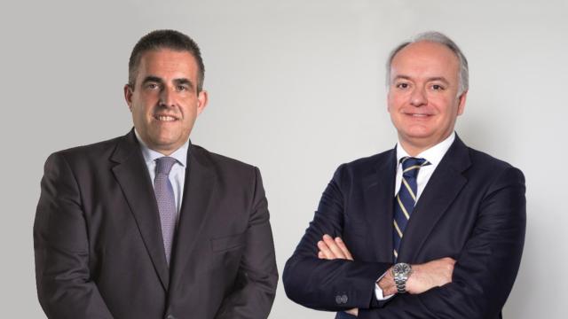 Víctor del Pozo, consejero delegado de El Corte Inglés y Javier Catena, responsable de la unidad inmobiliaria.