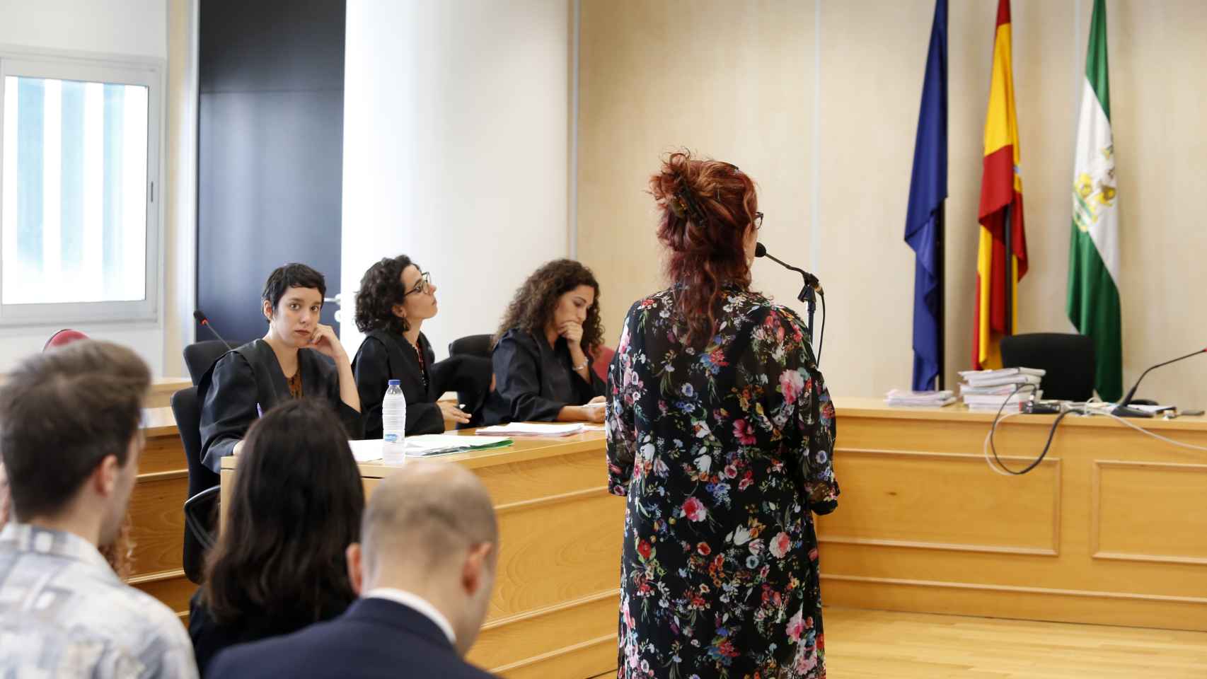 Antonia declara en el juicio por el 'Coño Insumiso'.