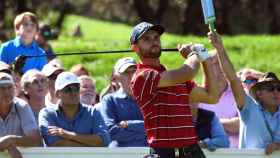 El golfista barcelonés Adri Arnaus en el Open de España