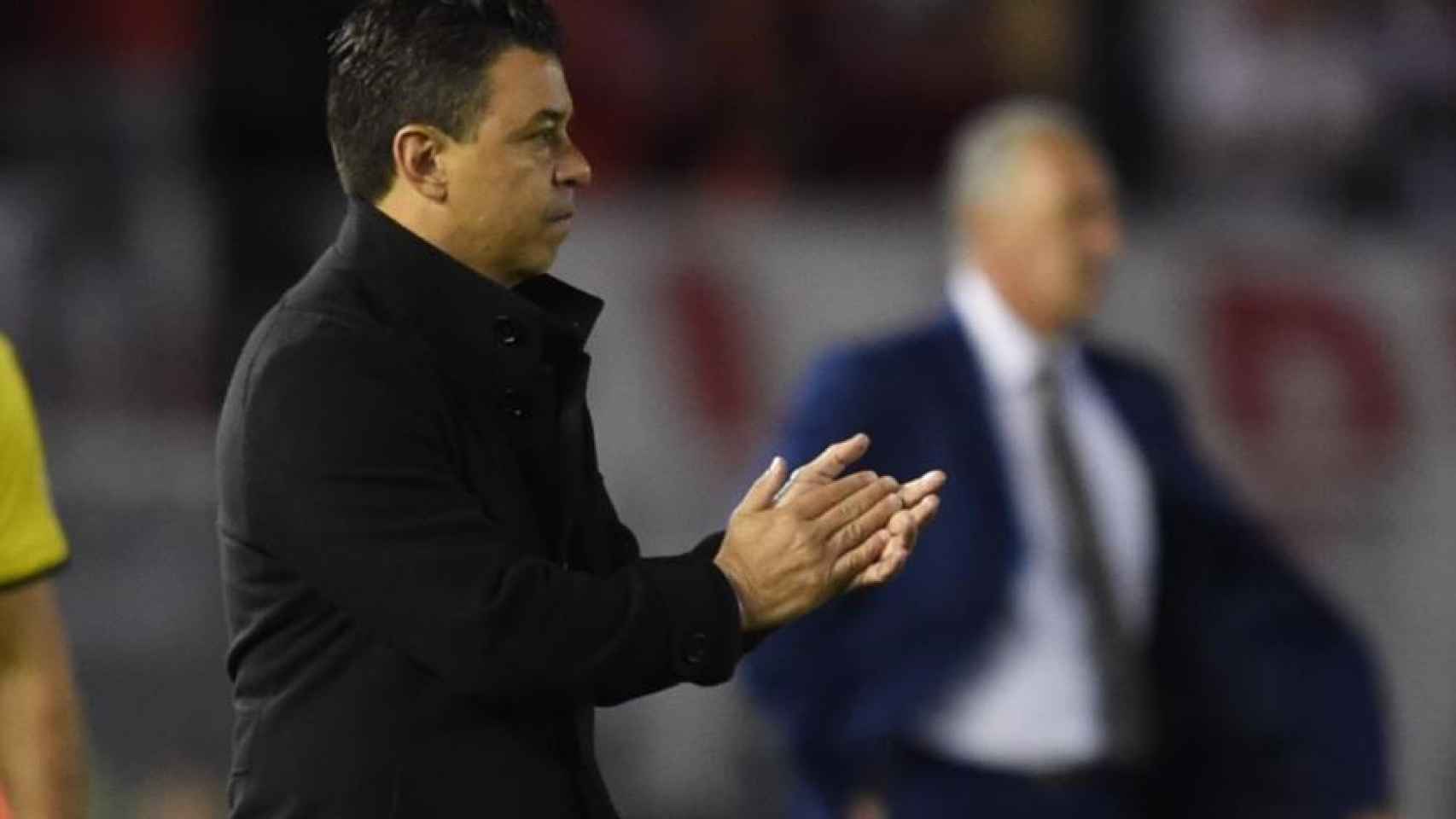 Marcelo Gallardo anima a su equipo, River Plate