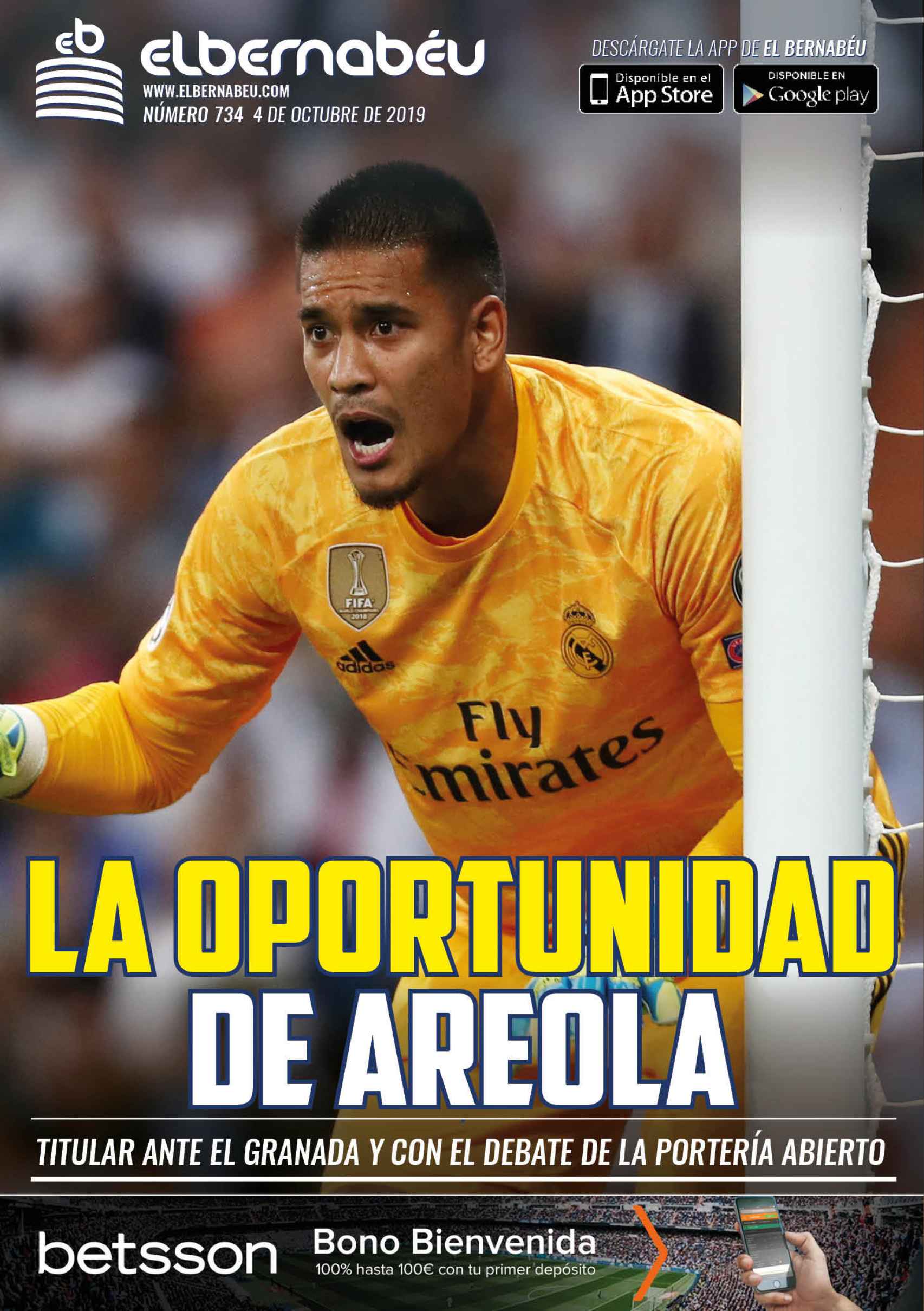 La portada de El Bernabéu (04/10/2019)