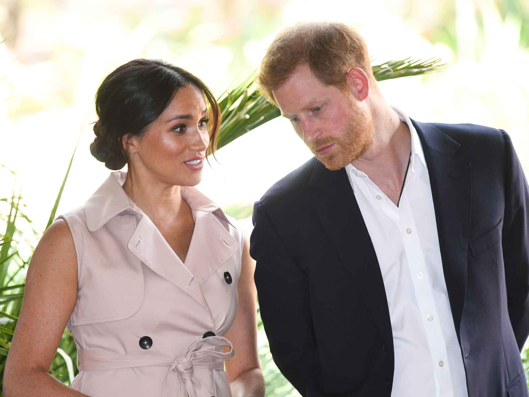 El príncipe Harry junto a su esposa Meghan Markle.