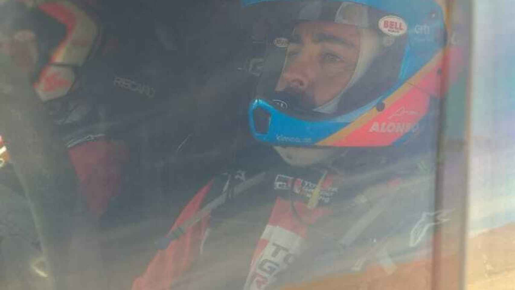 Fernando Alonso en el Rally de Marrucos