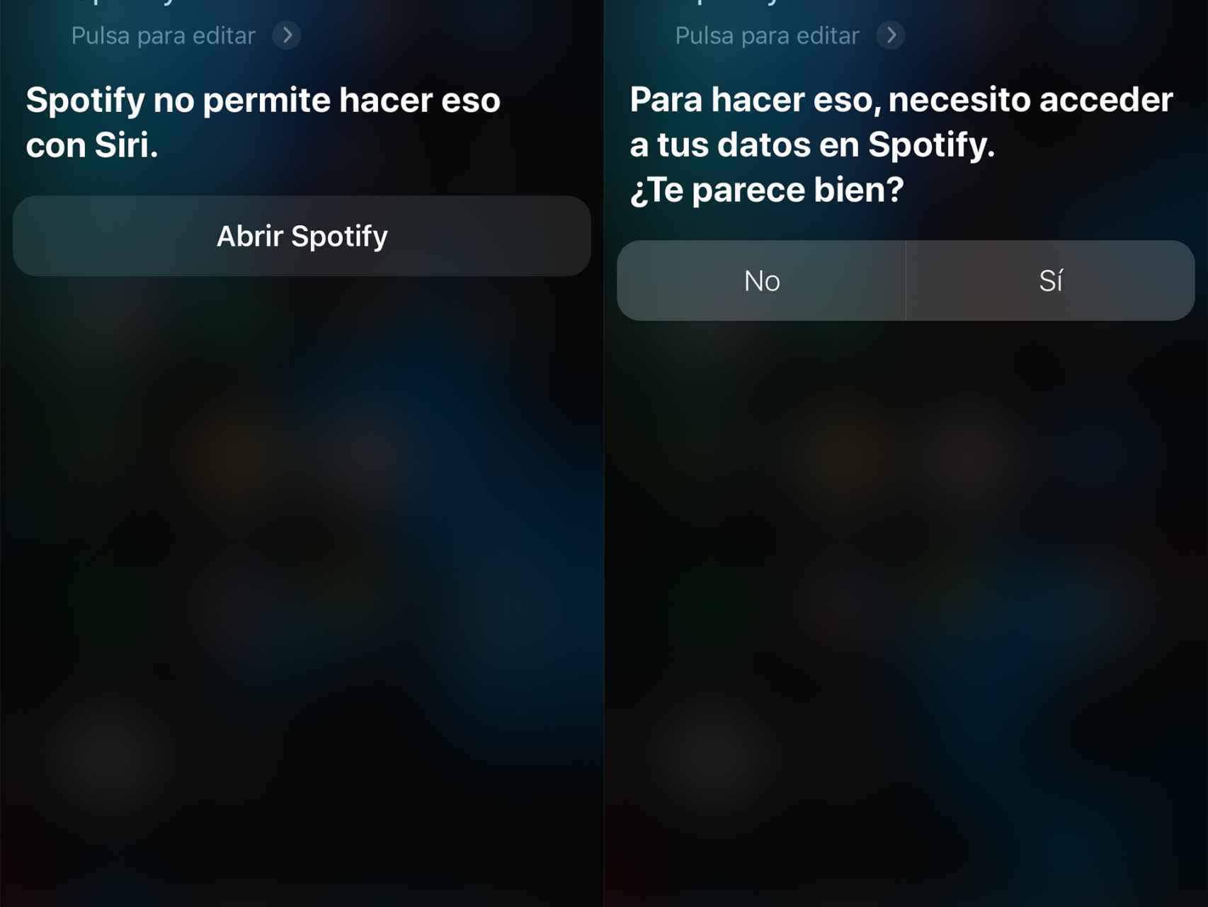 Siri y Spotify