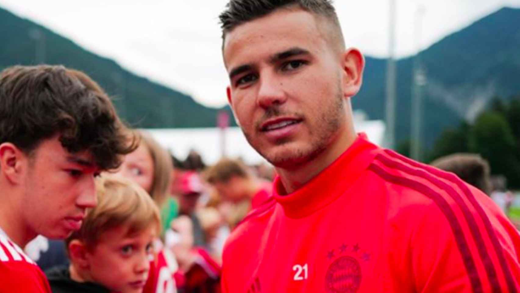 Lucas Hernández, con el Bayern Múnich