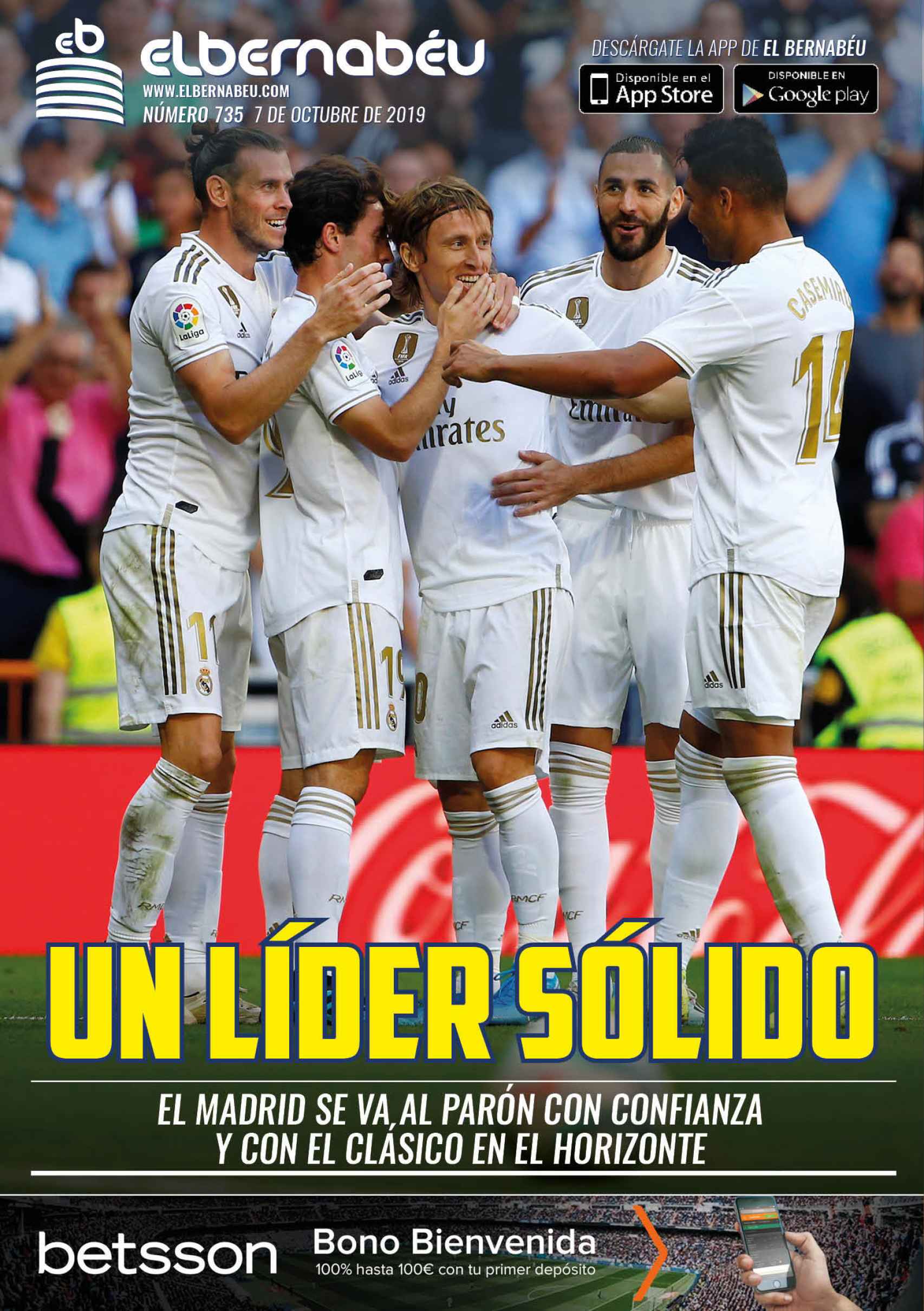 La portada de El Bernabéu (07/10/2019)