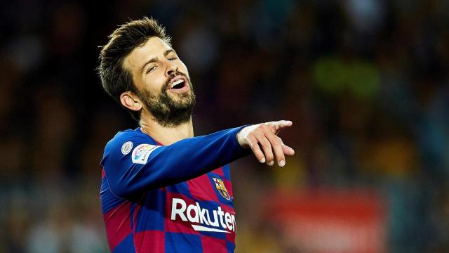 Gerard Piqué, con el Barcelona