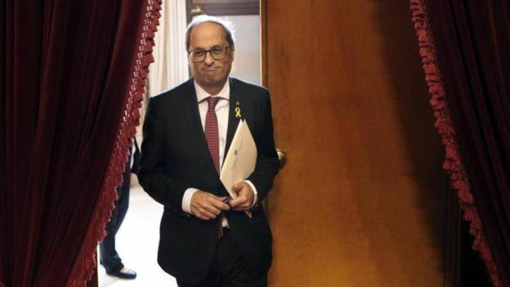 El presidente de la Generalitat de Cataluña, Quim Torra