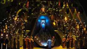 Una imagen de Turandot, en la inauguración del Liceu, este lunes en Barcelona