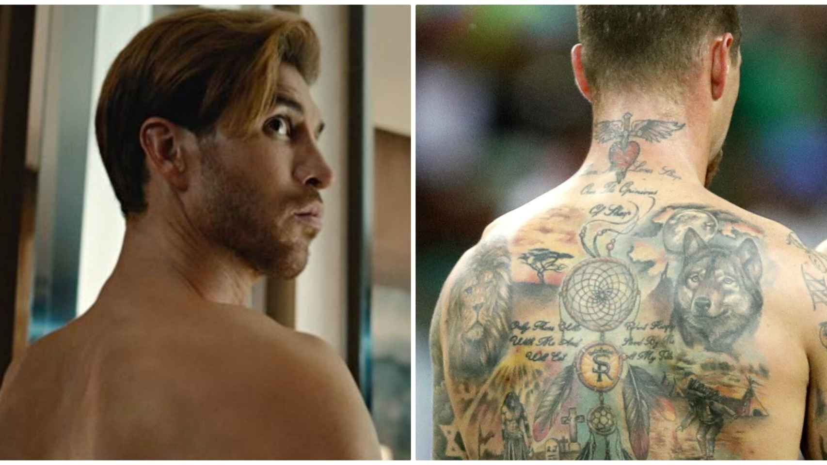 Sergio ramos se desprende de sus tatuajes