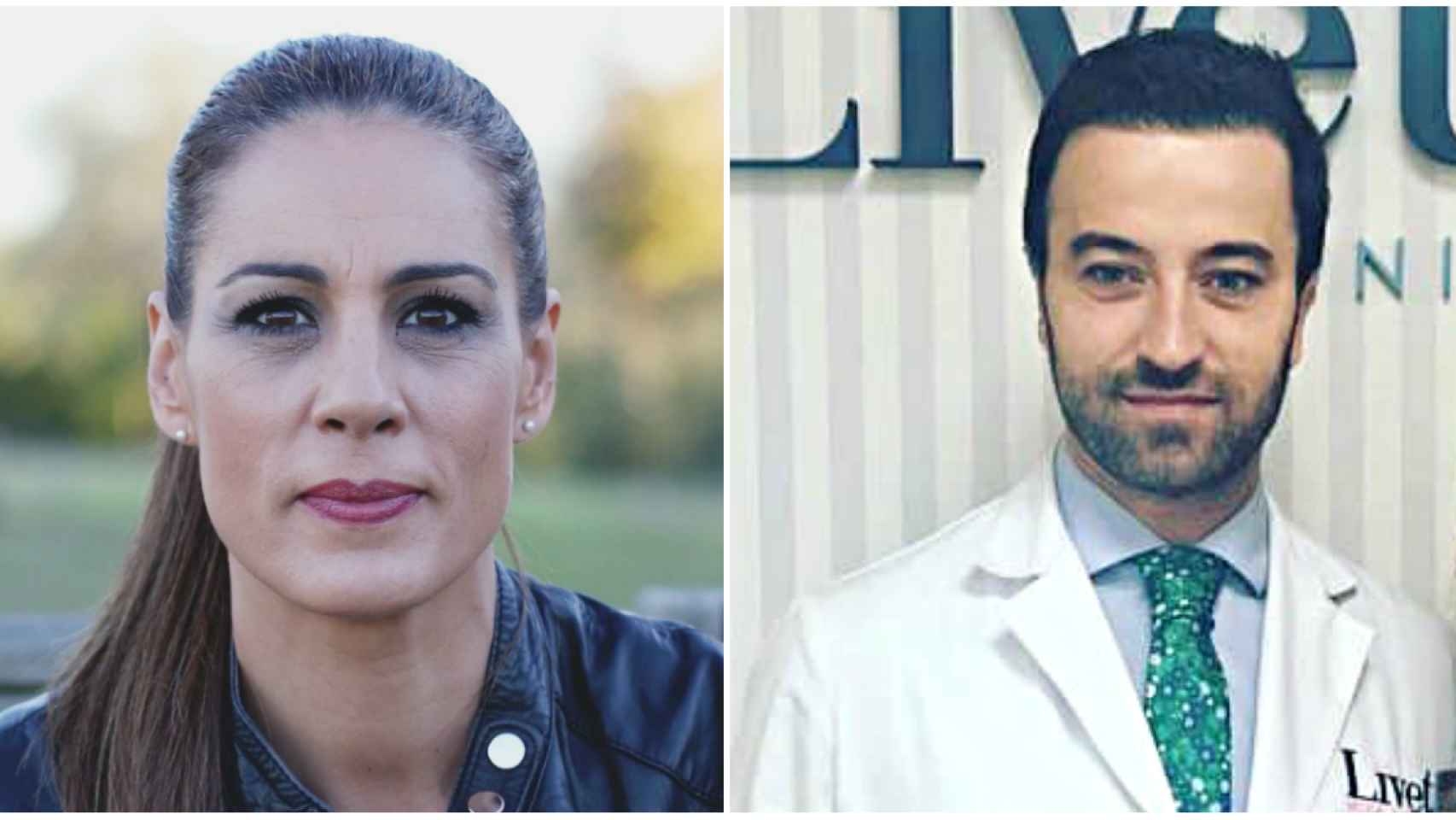 Alicia Senovilla y el médico José Manuel Gómez en un combo JALEOS.