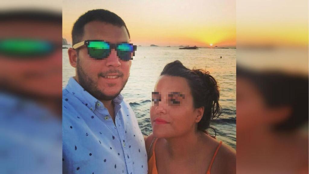 Silvia y su novio, Daniel, en una foto de redes sociales.