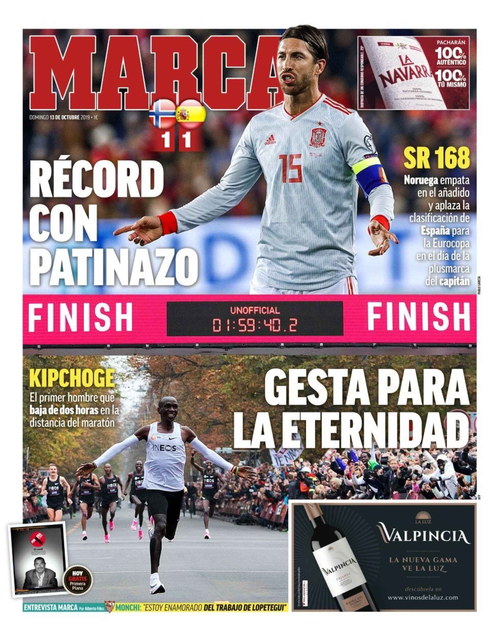 Portada diario Marca (13/10/2019)