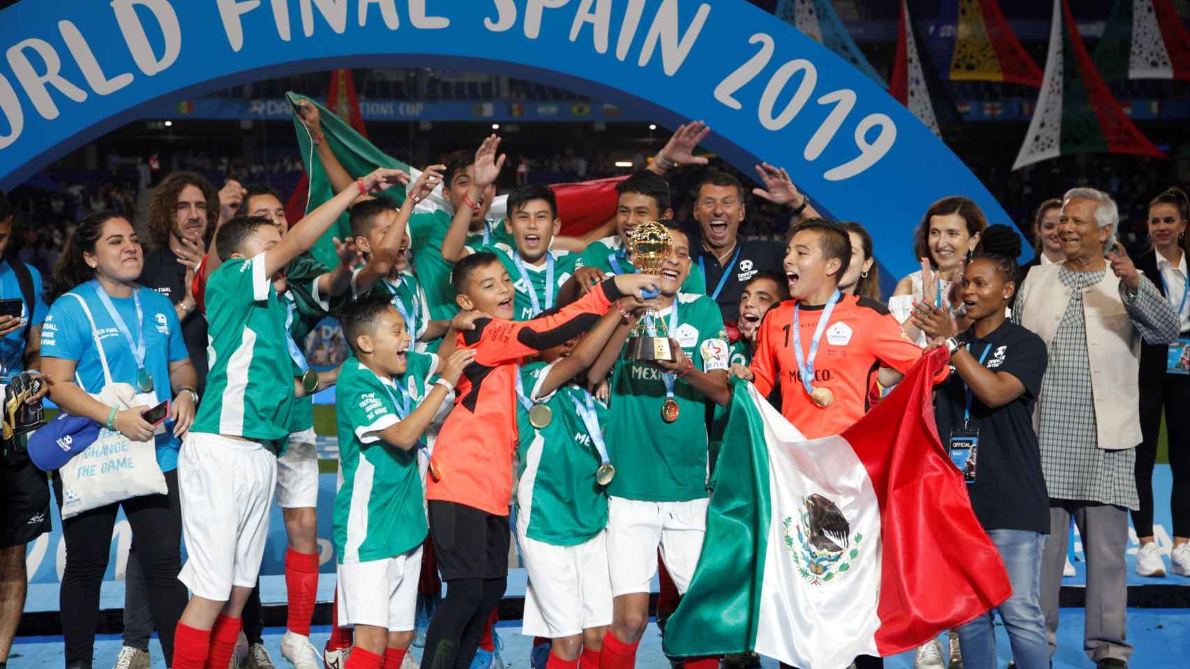 México, campeón de la Danone Nations Cup 2019 masculina.