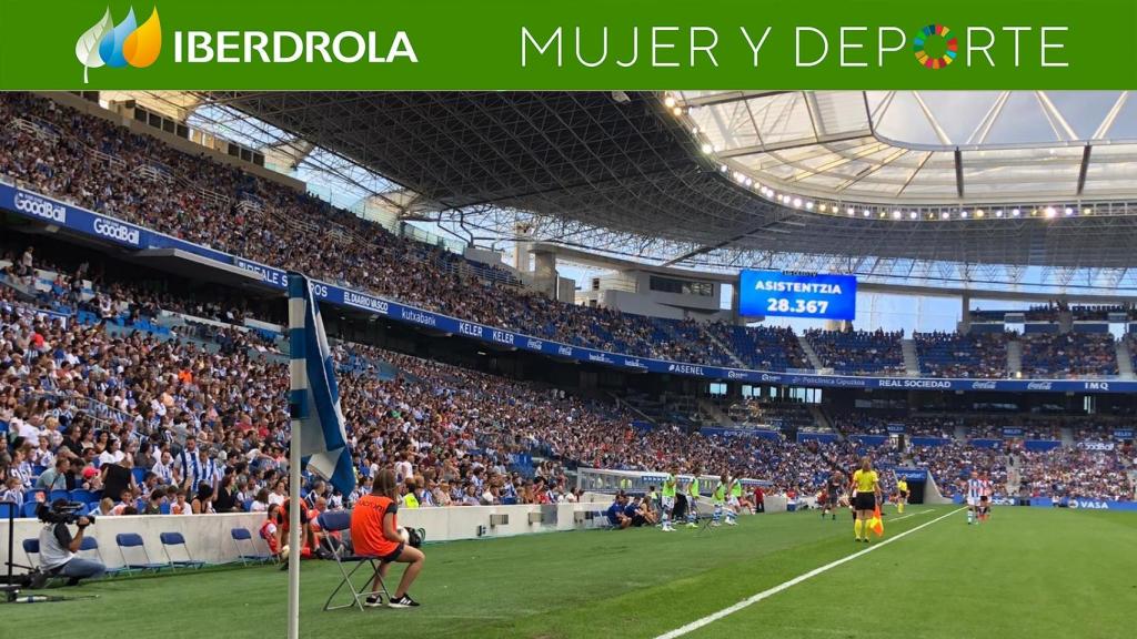Récord en la Primera Iberdrola: 28.367 espectadores para ver el derbi vasco