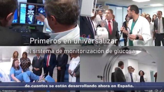 Captura del vídeo conmemorativos de los 100 días de Page en esta nueva legislatura