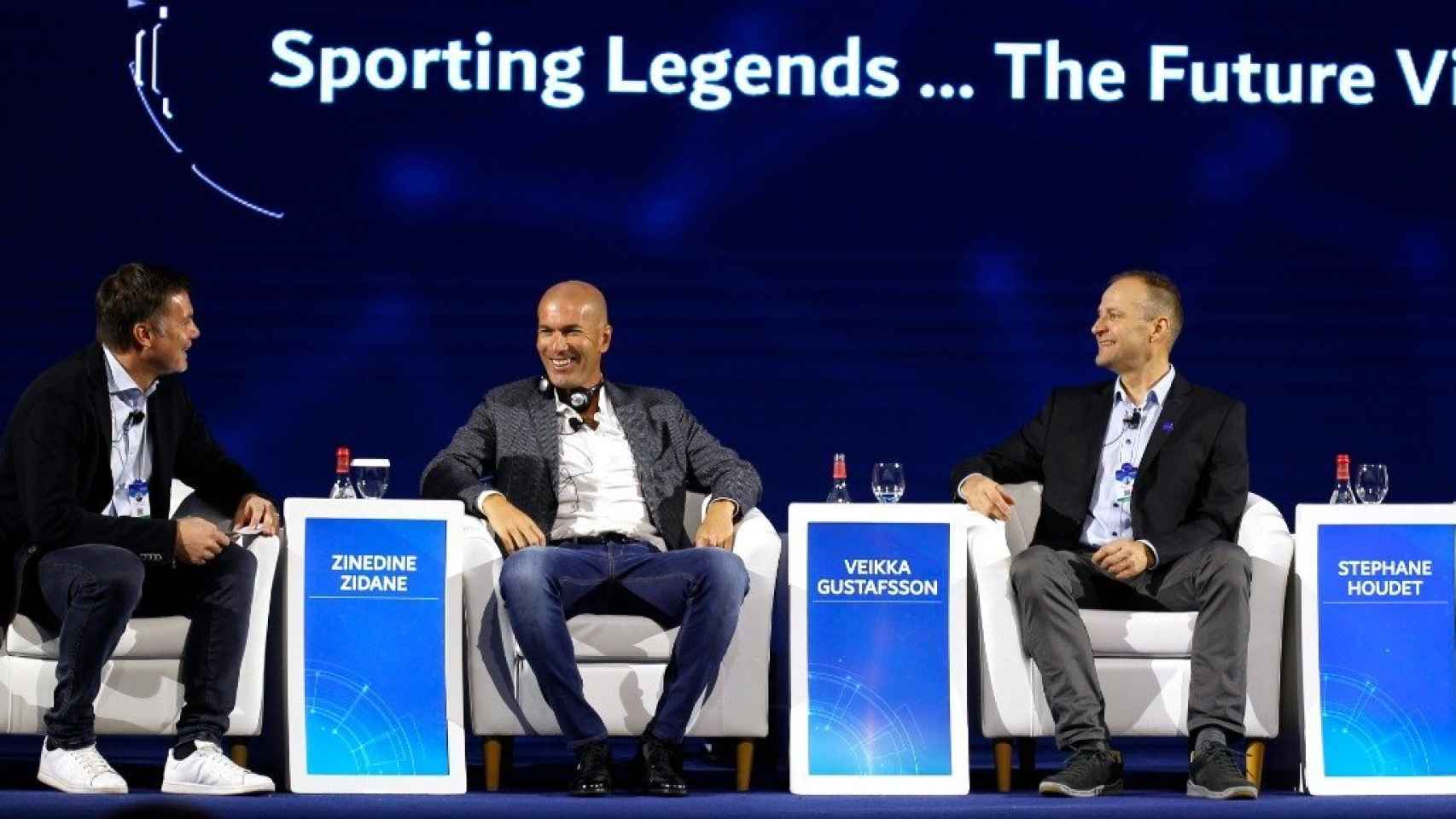 Zidane en el Dubai Artificial Intelligence in Sports.