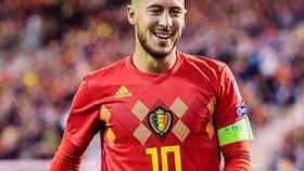 Hazard con la selección belga.