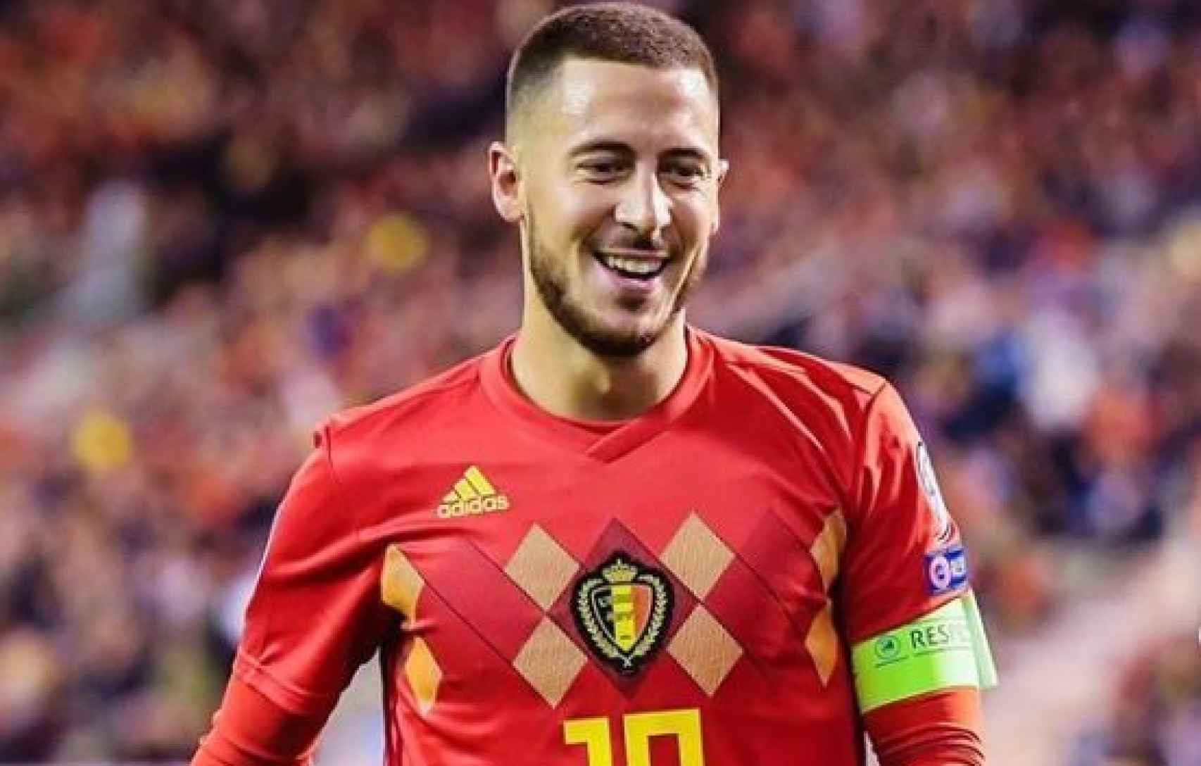 Hazard con la selección belga.