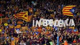 El movimiento independentista en el Camp Nou