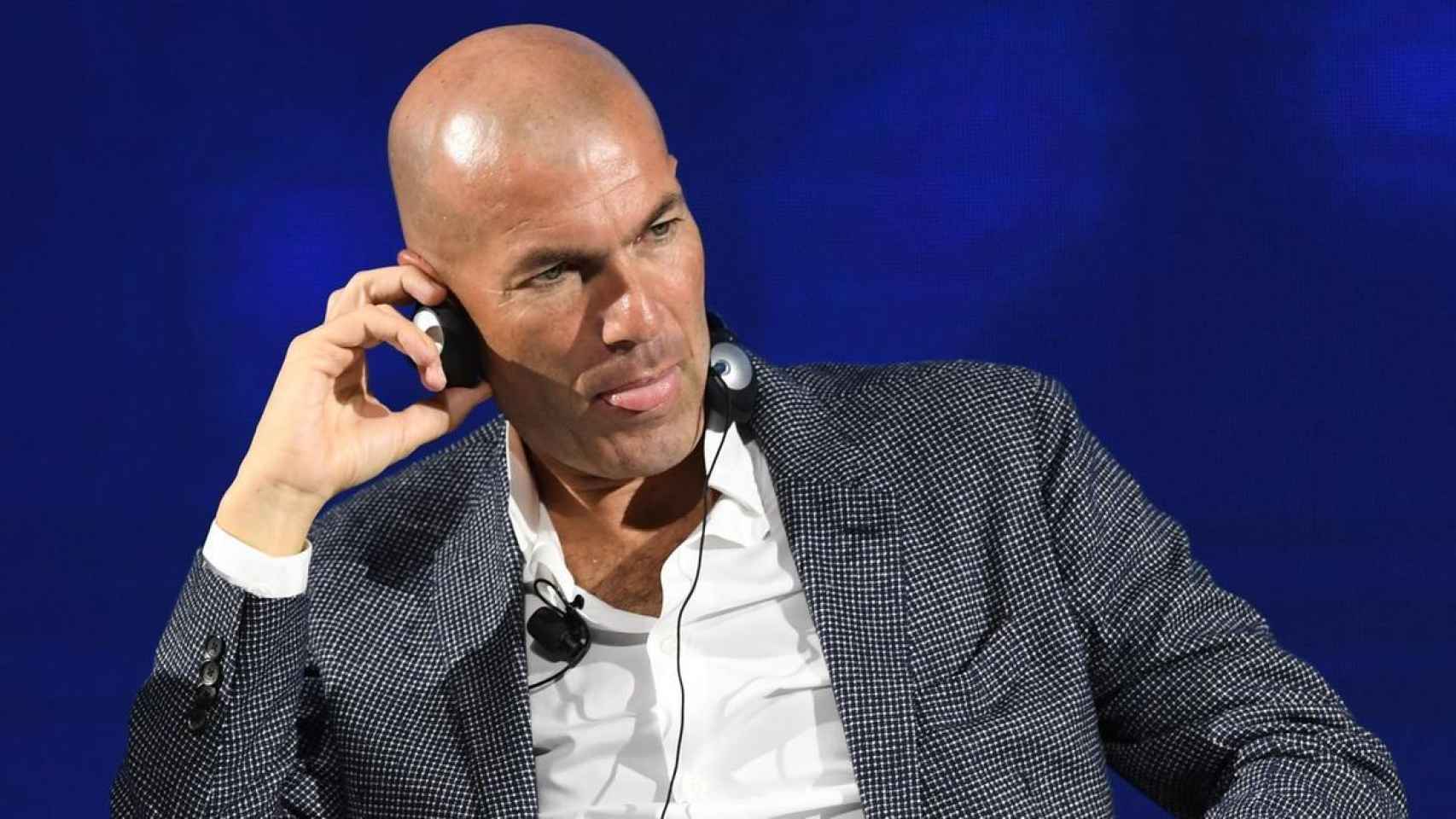 Zidane en la Dubai Artificial Intelligence in Sports.